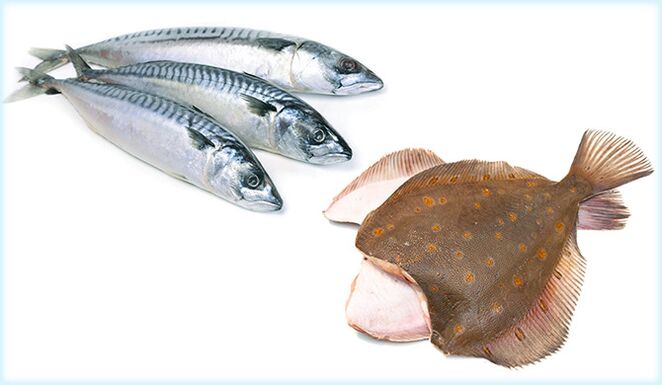 Makréla és lepényhal - hal, amely növeli a férfiak potenciáját