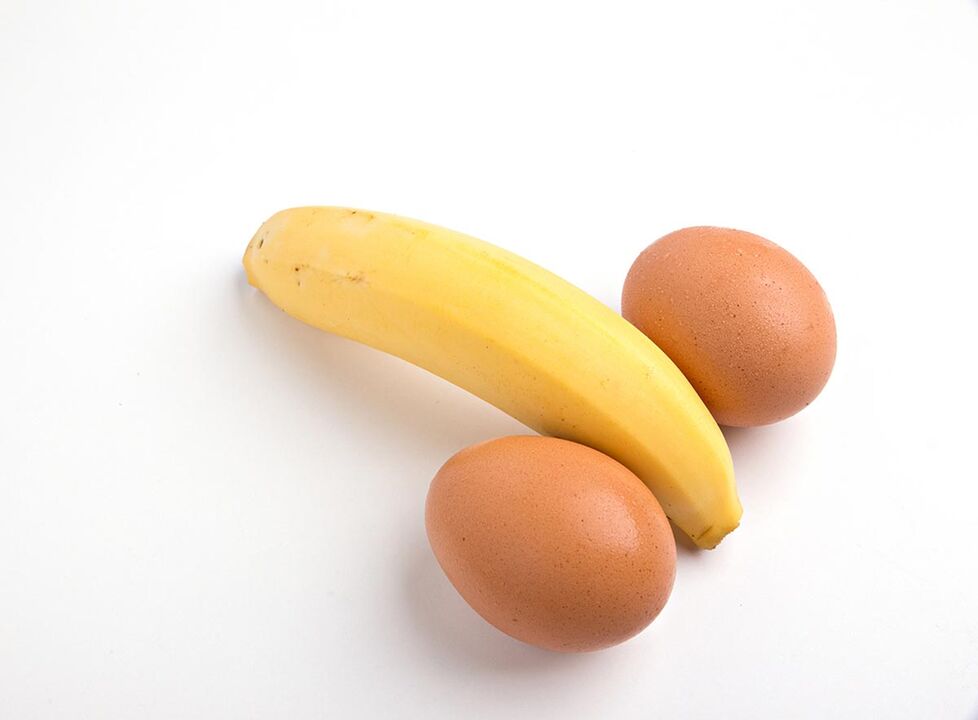 csirke tojás és banán a potencia növelése érdekében